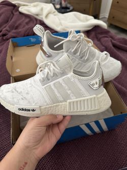 Adidas Velour White Silver