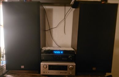 Cerwin-Vega RE-38 Vintage Floor Speakers + Yamaha RX-V385 Receiver 🔊