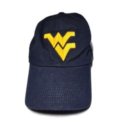 West Virginia Mountaineers Hat Cap Adjustable Blue College Alumni Football Nike
