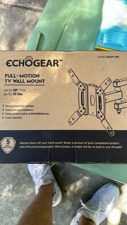 Echo Gear Full-Motion TV Wall Mount (box never opened)