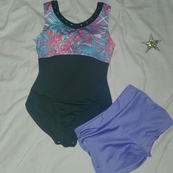 Gymnastics Bodysuit & Shorts