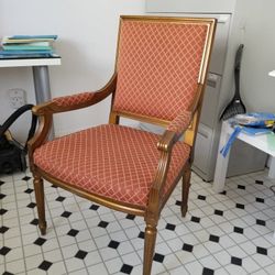 Chair Bronze Laquer Finnish On  Wood0