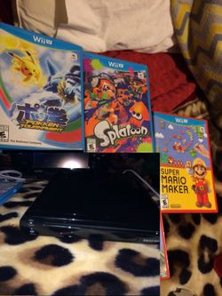 Wii U console 32 gb $200/&games $35 each game