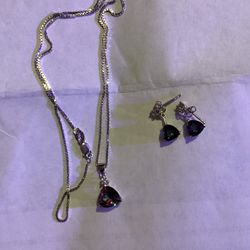 925 Amethyst Set