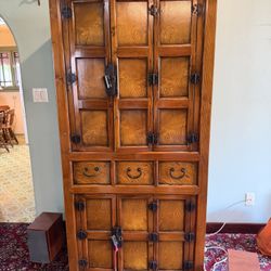 Wood Storage Cabinet/Armoire