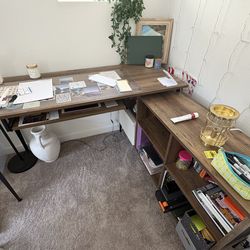 Desk with chair