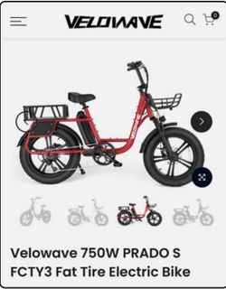E bike velowave  new with details