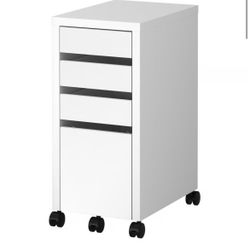 IKEA MICKE drawer unit/drop file storage, white 