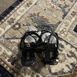 Brand New -Michael Kors Black Heels Size 9