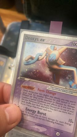 Deoxys EX Pokemon Cards vintage