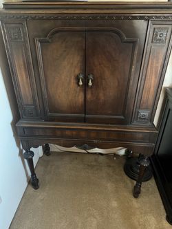 Antique Radio Cabinet
