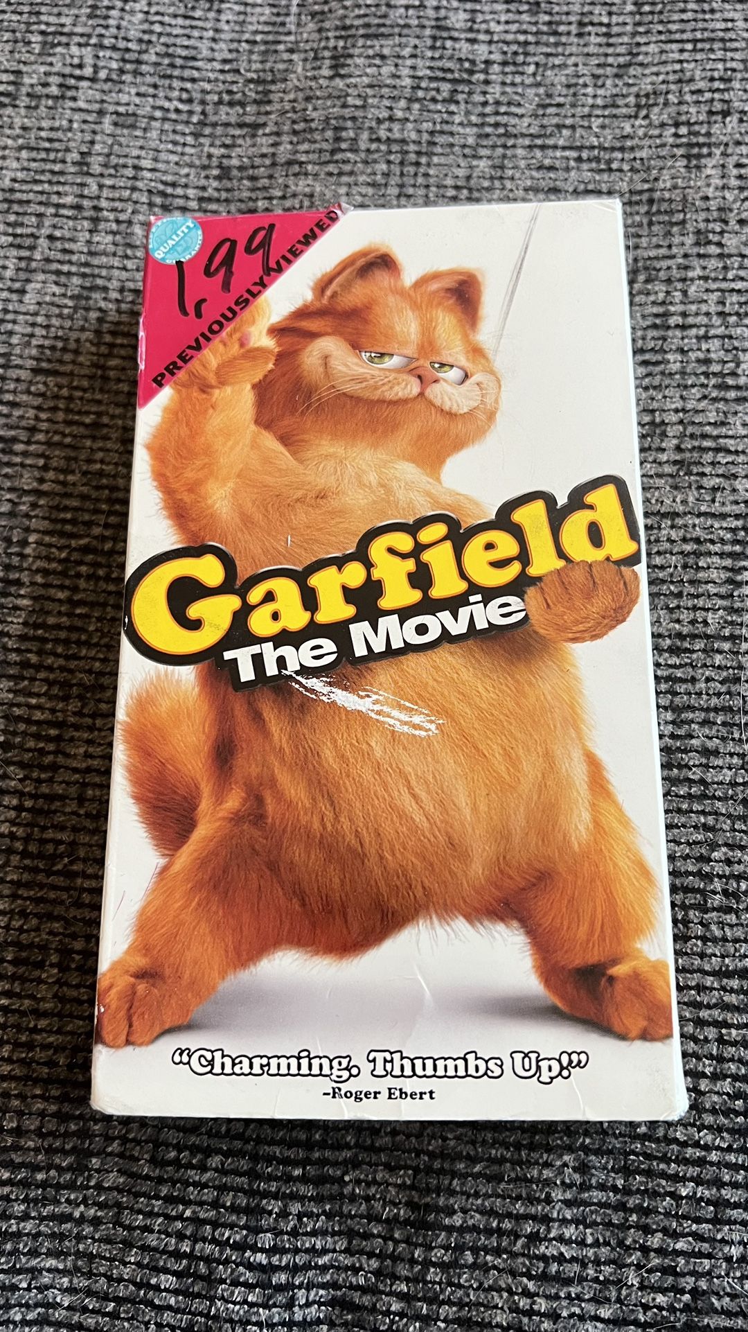 Vhs - 20th Century Fox ( Garfield - The Movie )