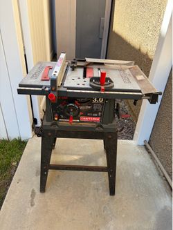 Craftsman table saw w/ stand