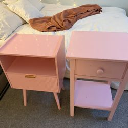 Pink Nightstands 