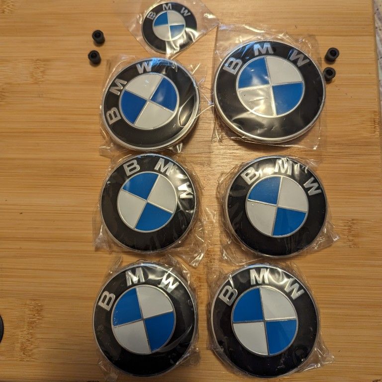 7pcs BMW EMBLEM SET