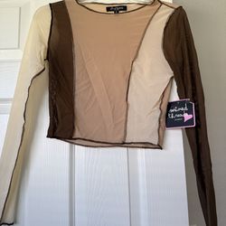 New medium sheer top