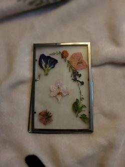 Real Flowers In A Frame