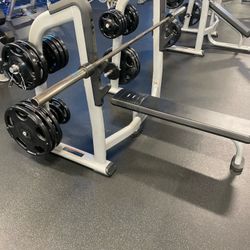 Precor Olympic Flat Bench 