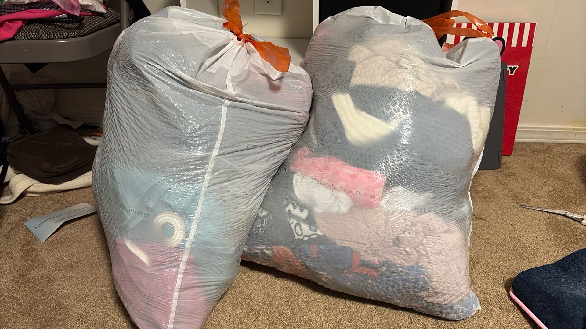 2 Bags Full Of Woman Clothes