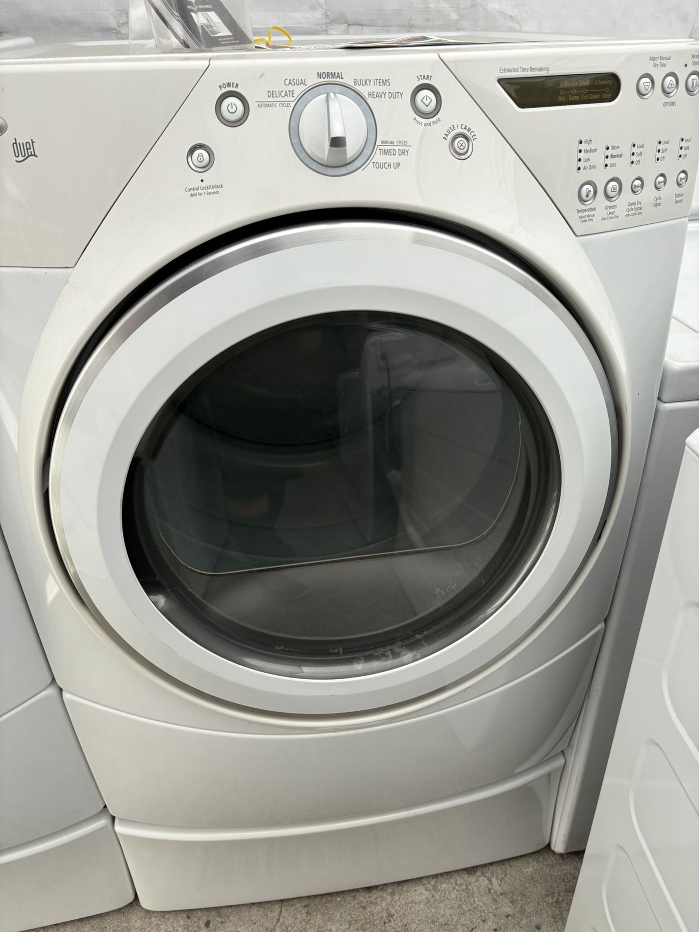 Whirlpool Duet Front Loader Washer W Pedestal Frame