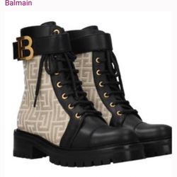 Balmain Ranger Romy Women’s White Ankle / Baige-Black