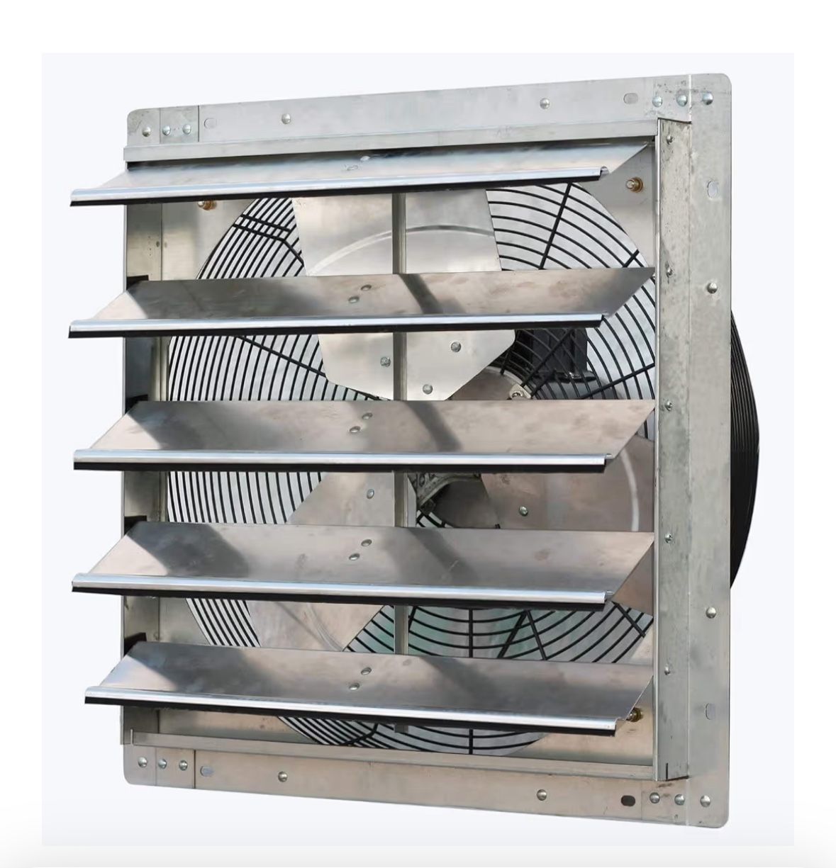 18" Wall Mounted Exhaust Fan - Automatic Shutter - Variable Speed (Power Cord Not Included)