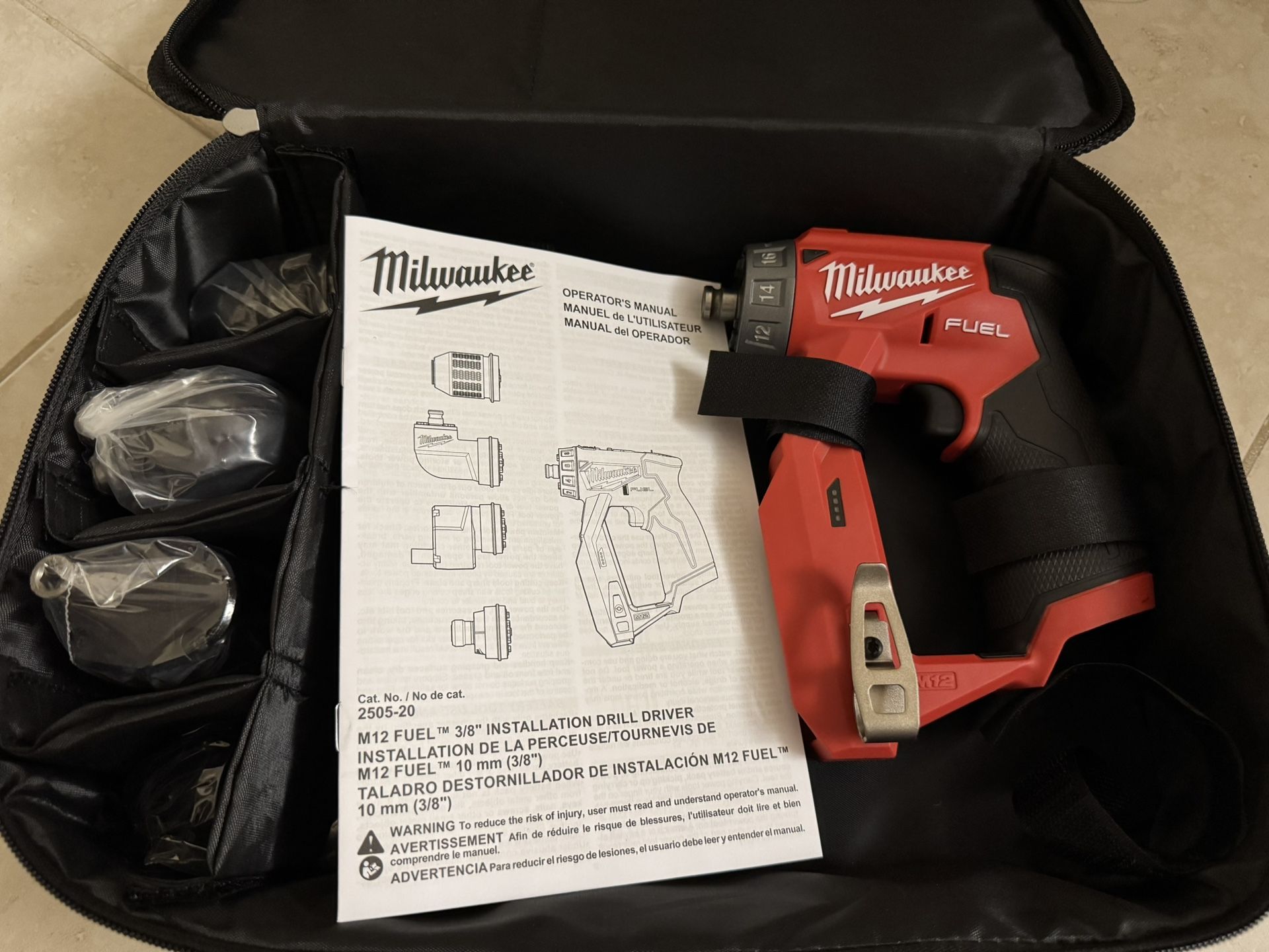Milwaukee M12 Fuel 4-in-1 Installation Drill Driver Tool Only Brand New Price Firm