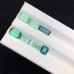7.40 Carats Natural Mix Colors Transparent Tourmaline Gems Parcels 