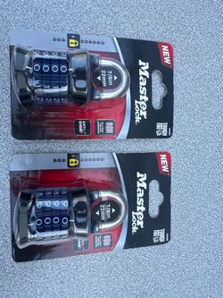 2 New Master Lock 1535D