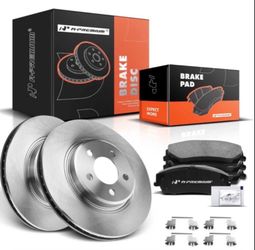 A-Premium Brake Disc and Pad Kit
