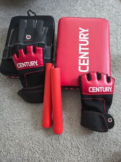 Century gloves, nonchucks, padded nonchucks