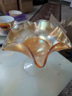 Marigold carnival Glass