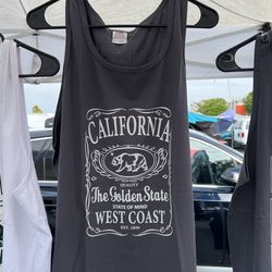 California Golden State tank top large