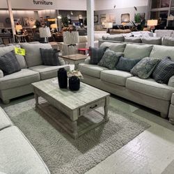 [OM] 🟪 Only $45 initial then take it home 🏡 Brand New Traemore 2 Piece Sofa And Loveseat 