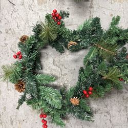 9 FOOT HOLIDAY GARLANDS WITH LIGHTS - HAVE 5!!!