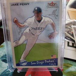 San Diego Padres Jake Peavy Rookie Baseball Card 