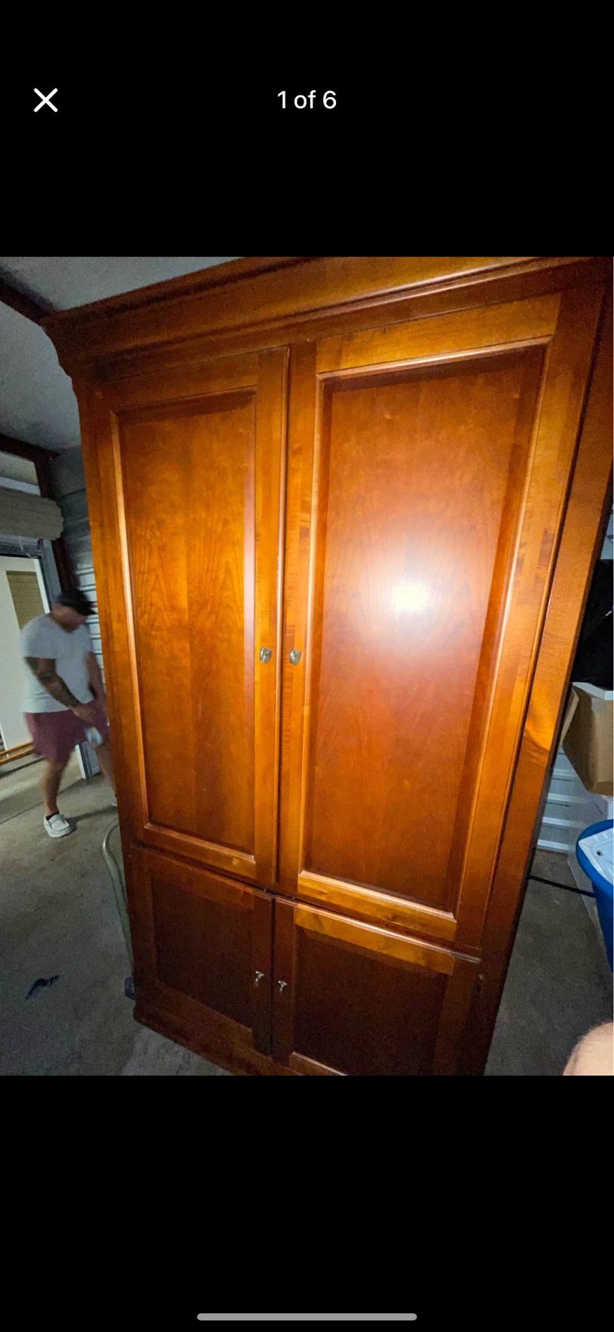 Real Wood Large Tv Hutch