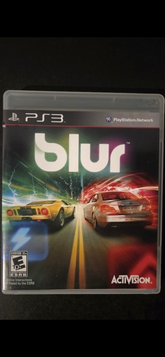 PS3 Video Game- BLUR- Powered Up Racing