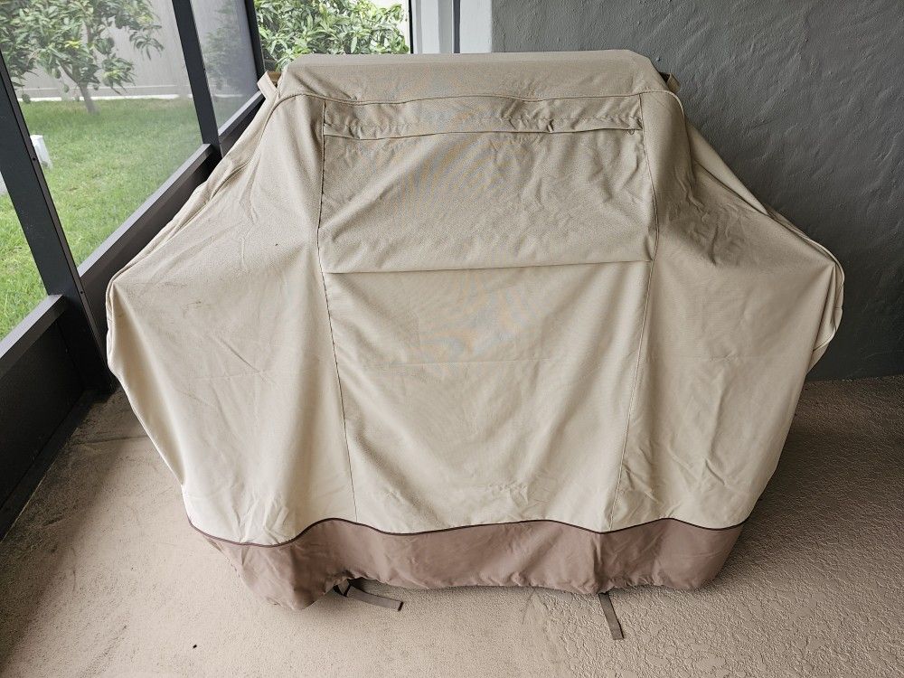 New Classic Accessories Veranda 70-inch BBQ Grill Cover For 4 Or 5 Burner Grills