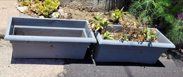Free Plastic Planter Boxes