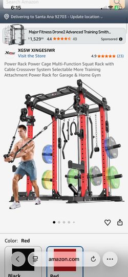 Power Rack Power Cage Multi-Function Squat Rack with Cable Crossover System Selectable More Training Attachment Power Rack for Garage & Home Gym worth