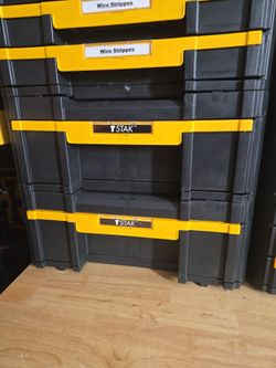(New) Two drawer DeWalt Tstack deep drawers