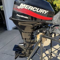 2000 Mercury 15 HP -15 EL 4ST Electric Start W Setup For Helm Station