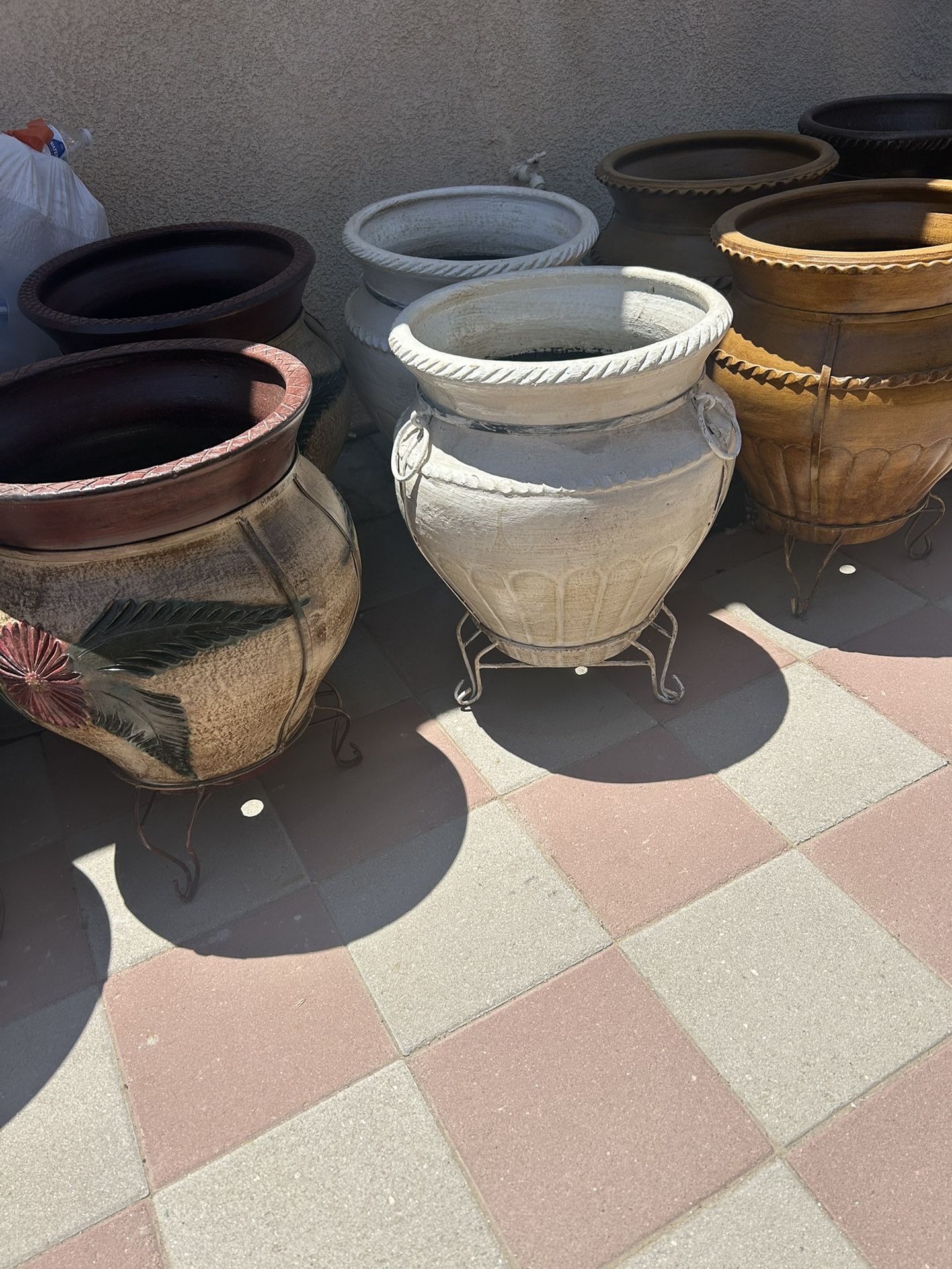 New Flower Pots Made Out Of Clay