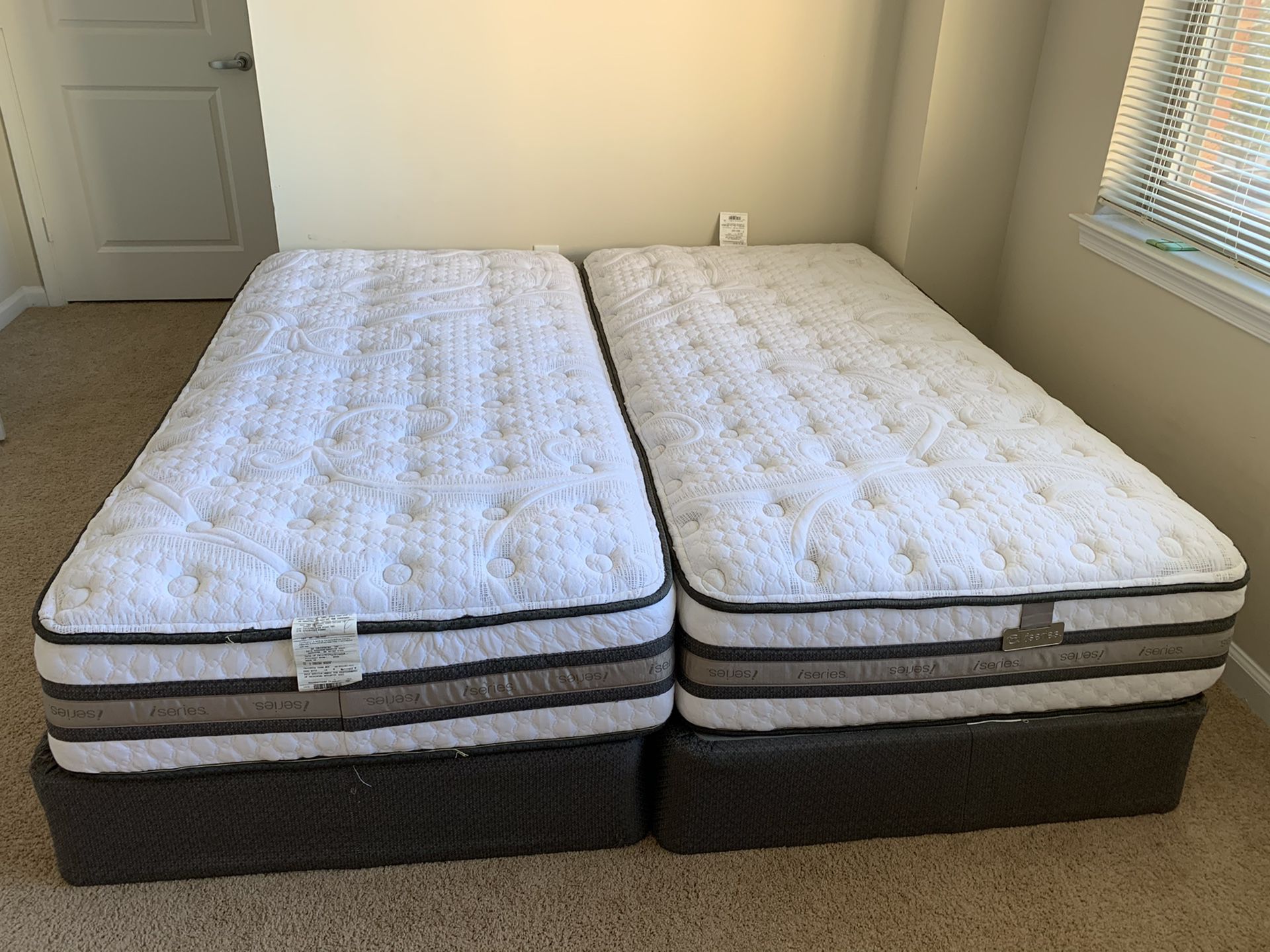 Both twin mattresses