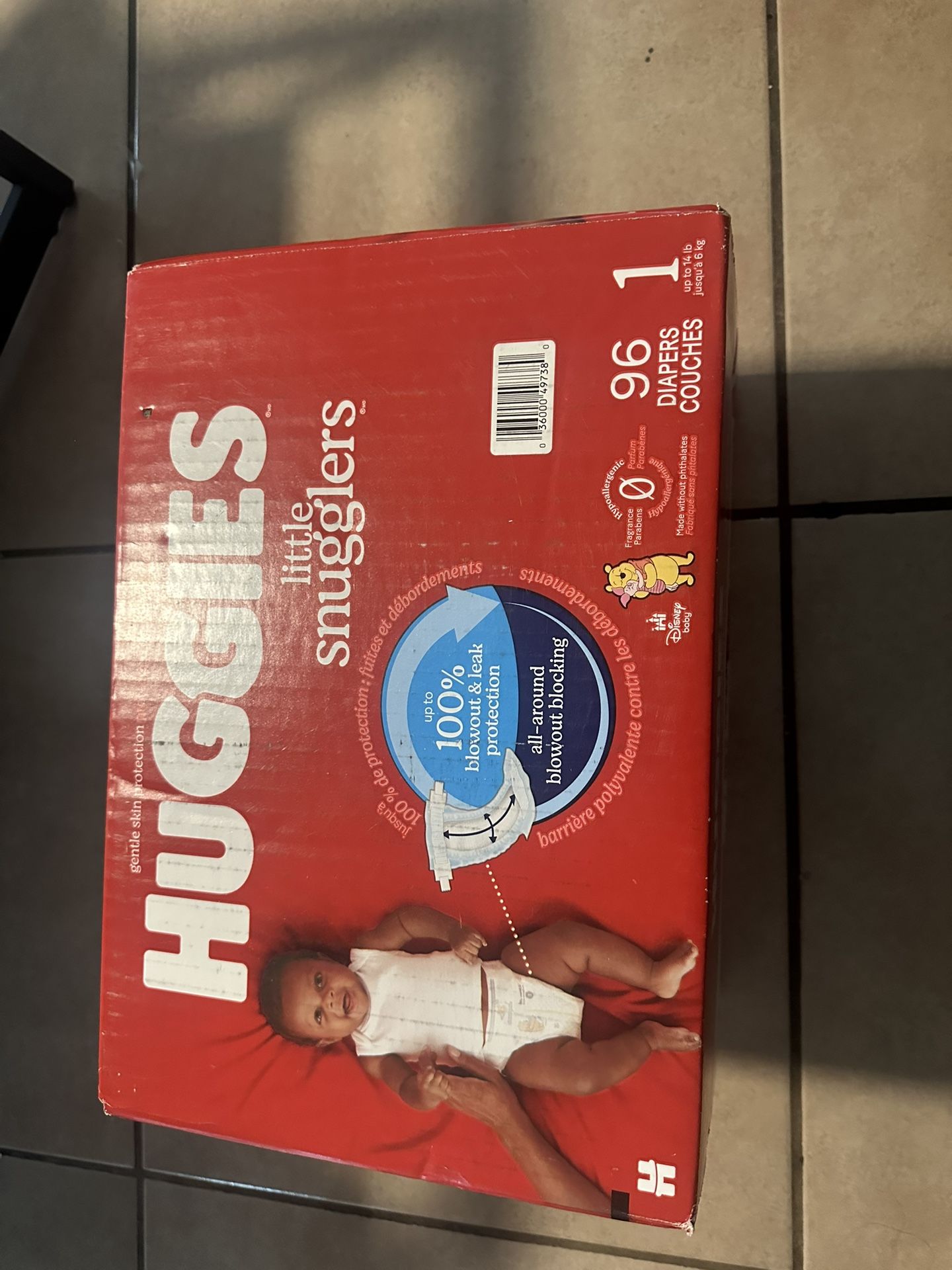 huggies little snugglers size 1 96 count