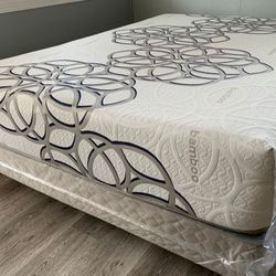 Full Sky Comfort Bamboo Cool Gel Memory Foamm Matres!!
