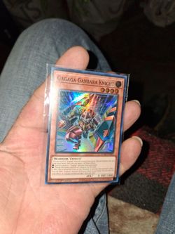 Yu-Gi-Oh! "Gagaga Ganbara Knight" 1st Edition (DUAD-EN002) (Super Rare Rainbow Holofoil) (2020/2025). Near Mint/Mint Condition.