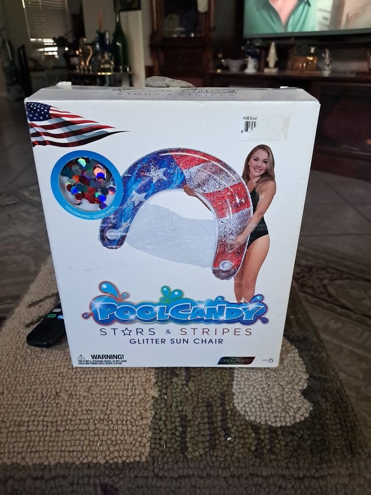 Stars And STRIPES Glitter Sun Chair