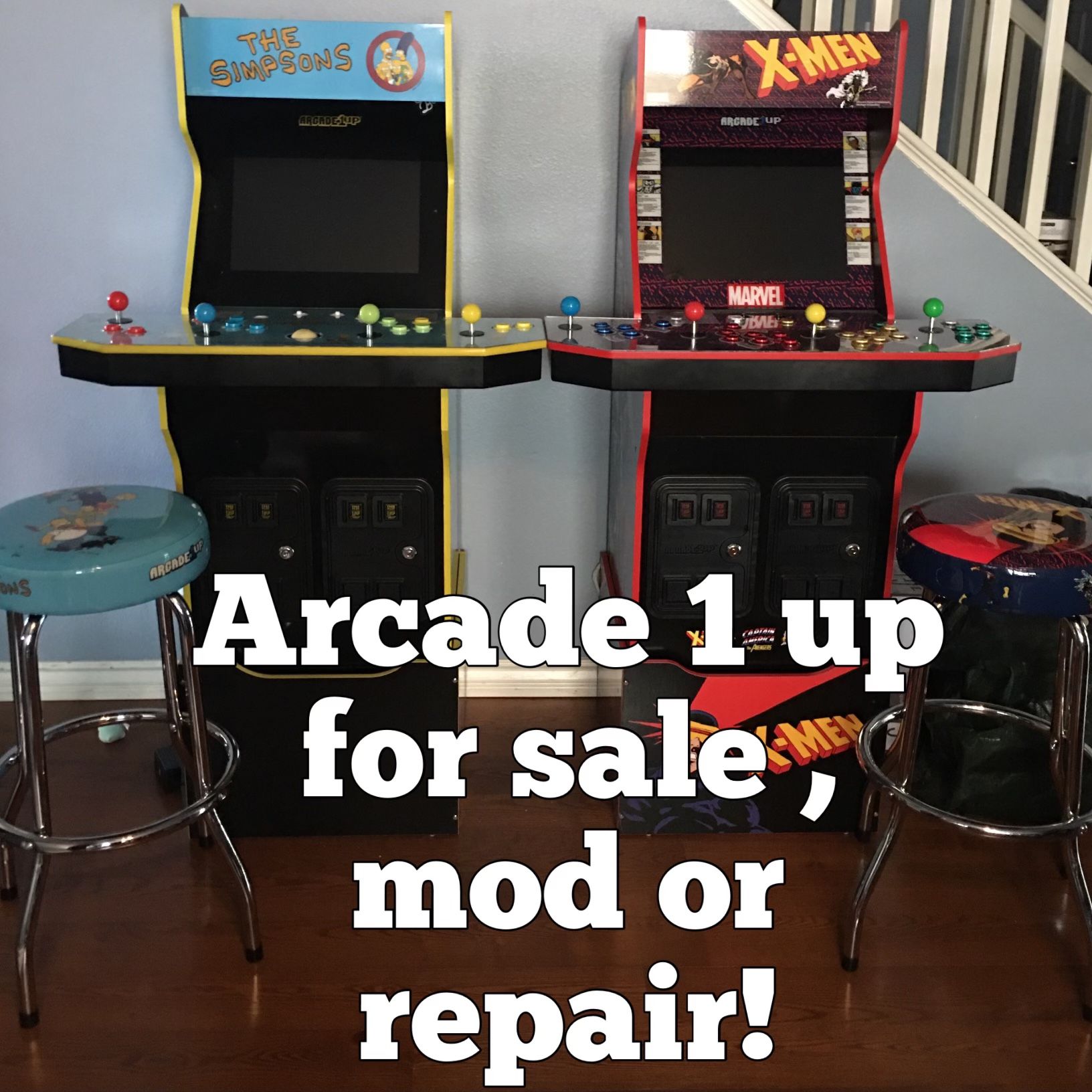 1up Arcade Repair Or Modding Sales 1-4 Player Arcades